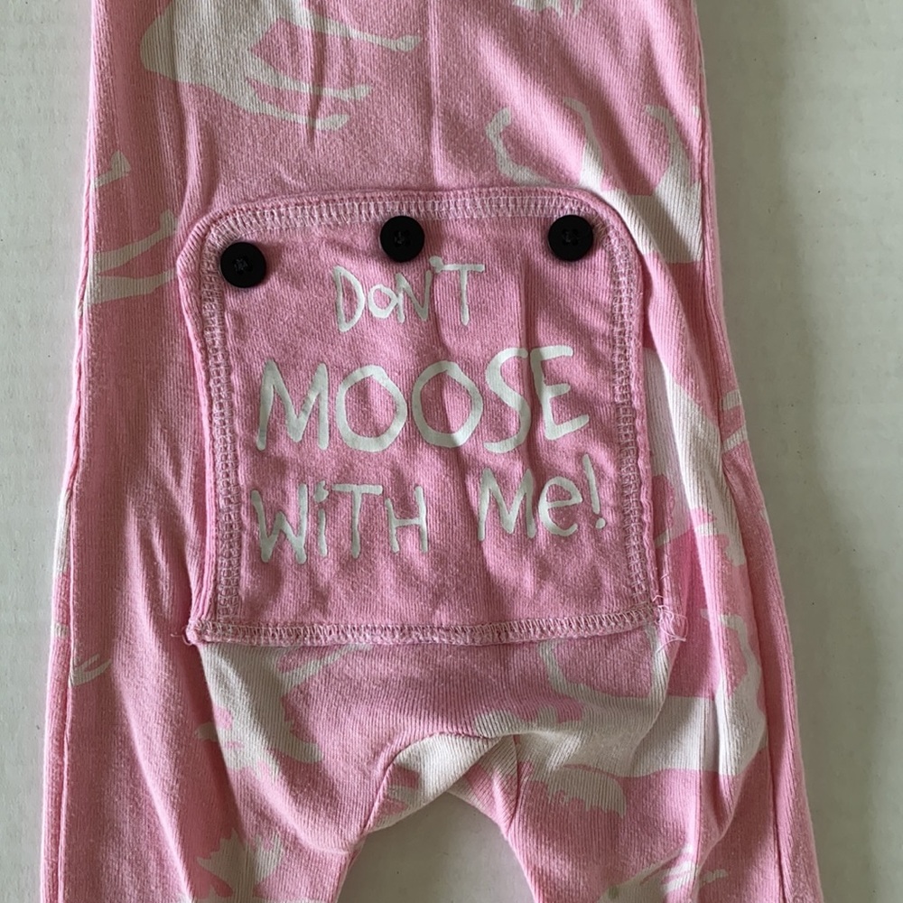 Lazy One “Don’t Moose with Me” PJ Size 12months - Picture 8 of 10